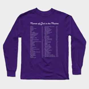 Names of God Long Sleeve T-Shirt